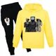 thumbnail image 3 of Juego SKIBIDI TOILET Ropa para niños Sudadera con capucha informal + Pantalones Conjunto de 2 piezas Ropa deportiva para niñas Chándal para bebés Ropa para niños, 3 of 5