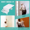 thumbnail image 5 of Cerradura Superior de Seguridad Infantil Ajustable, Metal, para Puertas Interiores, Exteriores y Francesas, Color, 5 of 5