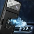 thumbnail image 4 of For Apple iPhone 13 Pro Magnetic Hybrid Wallet Card Slot Holder Ring Hodler Stand Case Case, 4 of 4