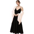 thumbnail image 3 of ORUYROP Châle Foulard Enveloppements Doux Chiffon Dentelle Pashmina pour Robes de Soirée pour occasions Formelles, 3 of 6