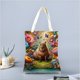 thumbnail image 2 of Capybara Bolso de tela con estampado de lienzo para mujer, bolsa de compras reutilizable y estética, con cremallera interior, regalo para mujer,40*45cm., 2 of 6