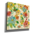 thumbnail image 2 of Epic Graffiti 'Playful Floral Trio II' by Silvia Vassileva, Canvas Wall Art, 26"x26", 2 of 8