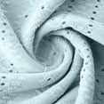 thumbnail image 4 of Amzcrzy Summer Tops for Women Casual Solid Color Short Sleeve Women's Tops Fashion Button Down Crew Neck T Shirts Breathable Eyelet Beach Vacation Going Out Tops 2XL, 4 of 7