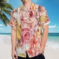 thumbnail image 5 of High Quality Hawaiian Shirts for Men Short Sleeve Aloha Beach Shirt Floral Summer Casual Button Down Shirts Blouses WFO3SQ, 5 of 7