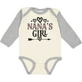 thumbnail image 3 of Inktastic Nana Girl Granddaughter Girls Long Sleeve Baby Bodysuit, 3 of 5