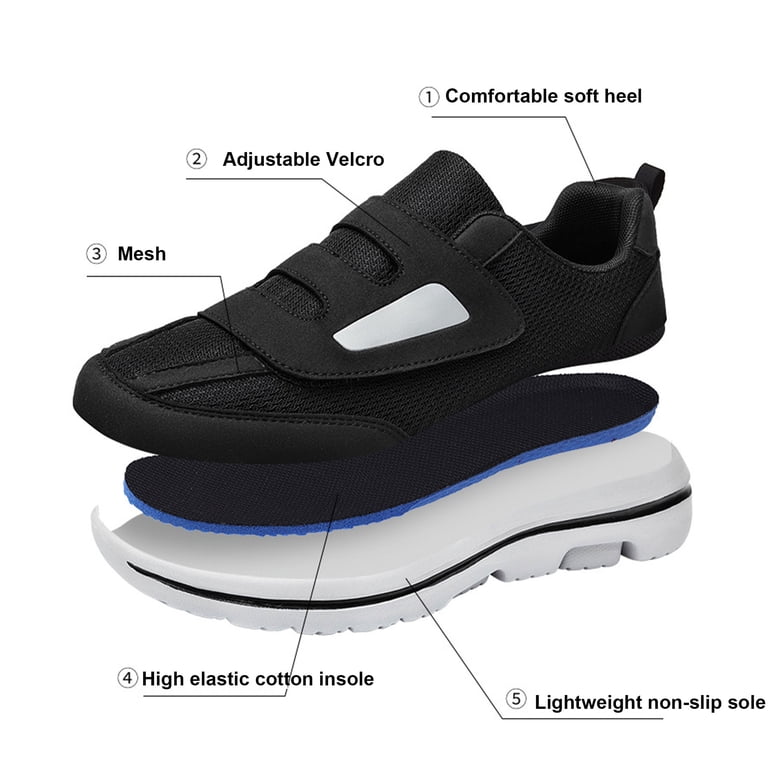 Diabetic Shoes for Men and Women Extra Wide Width Adjustable  display picture 1