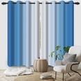 thumbnail image 5 of Nanqianyi Blue White Gradient Blackout Curtains 42"W x 84"L,2 Panels,Grommet Drapes for Living Room Bedroom, 5 of 7