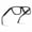 Black, variant on Blue Light Reading Glasses for Men – Oversized Square Readers, Lightweight TR-90 Frame, Spring Hinges, Medium Fit, Black, +2.25