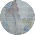 thumbnail image 2 of Addison Rugs Mayfield Premium Machine Washable Transitional Abstract Denim Round Rug, 8' x 8', 2 of 6