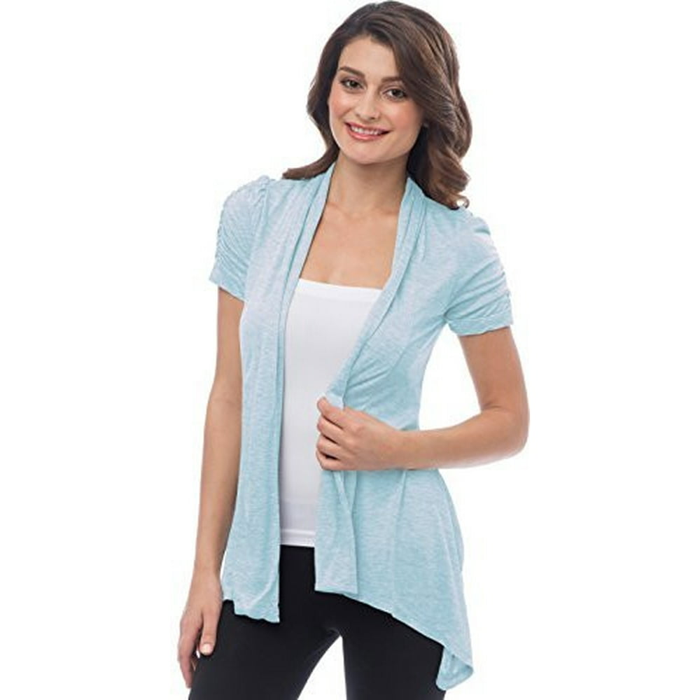 PacificPlex Sheer Short Sleeve Cardigan Coverup