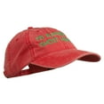 thumbnail image 5 of I'd Rather Be Ghost Hunting Embroidered Washed Cap - Red OSFM, 5 of 5