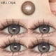 thumbnail image 1 of Lentillas de colores para ojos, lentes cosméticas para miopía con dioptrías de grado, Multicolor, gris, marrón, pupilas naturales, lentillas anuales, 1 of 2