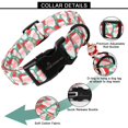 thumbnail image 4 of Collar para perro con forma de anillo ajustable para mascotas, Papá Noel navideño, 4 of 6