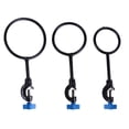 thumbnail image 4 of Anillos de Soporte de Metal Cola de Laboratorio 3 Piezas con Tornillos Extractores, 4 of 8