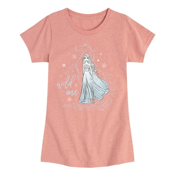 Frozen 2 - Wild One - Toddler And Youth Girls Short Sleeve Graphic T-Shirt