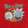 thumbnail image 2 of Rick and Morty Blown Minds Unisex Adult Pull-Over Hoodie, Red, Large, 2 of 5