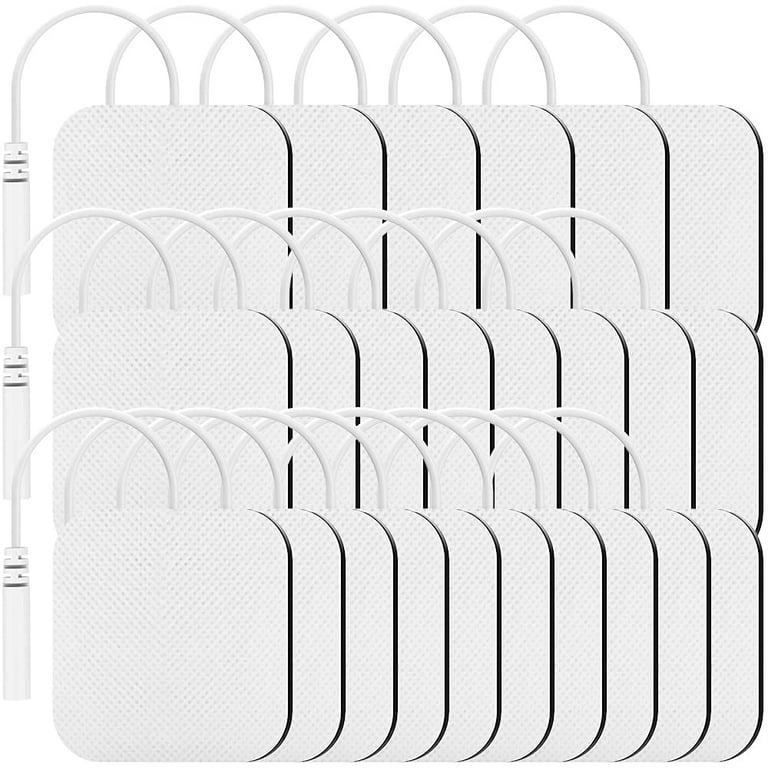 TENS Unit Replacement Pads TENS Unit Pads TENS Pads 2x2”26 Pack Electrodes  Pad Reuse More Than 35-50Time, Self Stick and Non-Irritating,Tens Electrode