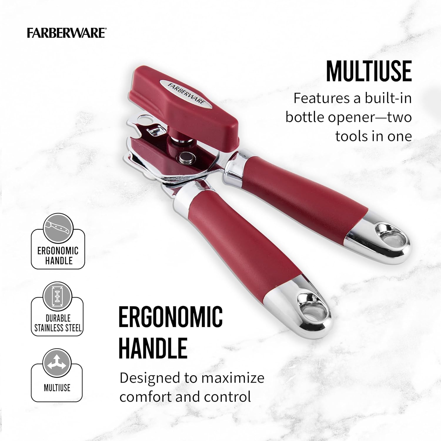 FRKSMD-Pro 2 Can Opener, Red, One Size