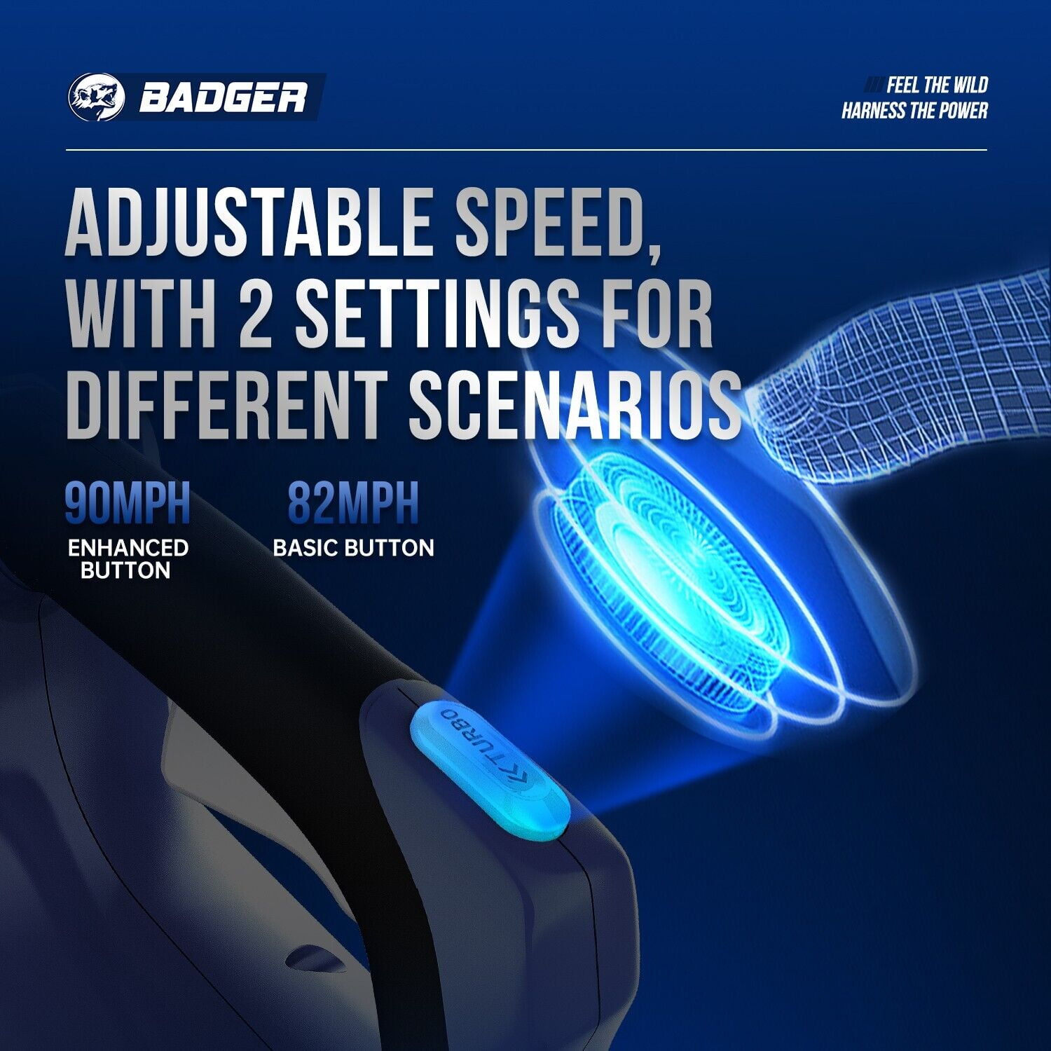 WILD BADGER POWER 40V Weed Wacker & Leaf Blower, Wheeled Edger Kit Electric with 2Ah Battery & Charger, String Trimmer