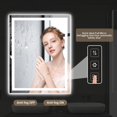 thumbnail image 2 of LED Bathroom Mirror with Lights, Lighted Bathroom Vanity Mirror for Wall, Anti-Fog, Dimmable, Backlit + Front Lit, Shatter-Proof, 2 of 7