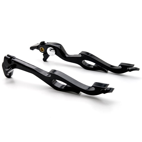 Kapsco Moto Chrome Clutch Brake Skeleton Skull Hand Levers For 2000-2004 Kawasaki Vulcan 1500 all models