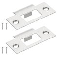 thumbnail image 1 of Uxcell Door Strike Plate, Universal Latch Strike Plate Security T Strike Silver, 1 of 6