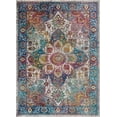 thumbnail image 2 of Hauteloom Mardin Living Room, Bedroom Area Rug - Traditional - Blue, Light Blue, Purple - 6'7" x 9', 2 of 14