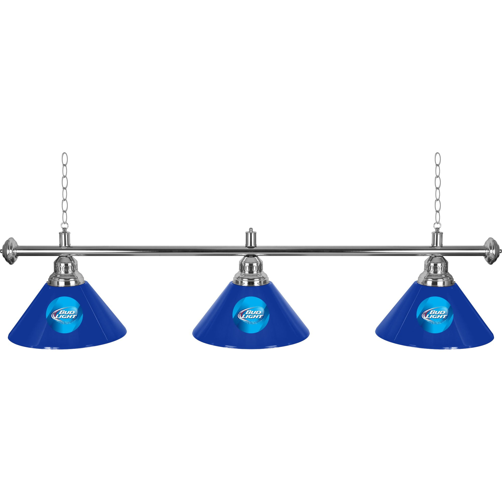 Bud Light 3 Shade Billiard Pool Table Lamp