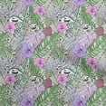 thumbnail image 1 of oneOone Polyester Spandex Green Fabric Tropical Flamingo Craft Projects Decor Fabric Printed By The Yard 56 Inch Wide, 1 of 4