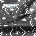 thumbnail image 4 of Bare Home Flannel Duvet Cover Set - 100% Flannel Cotton - Double Brushed - Queen, Winter Alpine White, 4 of 6