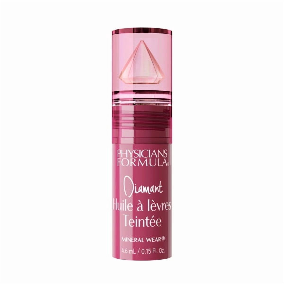 Physicians Formula Mineral Wear Liquid Diamond Lip Oil Stain in Brilliant Berry