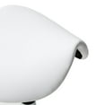 thumbnail image 3 of SalonMore Rolling Swivel Salon Stool,Saddle Massage Spa Salon Stool White, 3 of 7