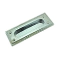 thumbnail image 4 of Renovators Supply Rectangular Brass Window Sash Lift 5" Chrome Georgian Rope Recessed Sash Lift for Windows w/Screws, 4 of 9