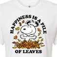 thumbnail image 3 of Peanuts - Happiness Is A Pile Of Leaves - Juniors Cropped Cotton Blend T-Shirt, 3 of 6