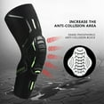 thumbnail image 5 of Sports Kneepads Anti-collision Warm Shin Guards Fitness Protective Gear For Basketball Football Riding Dance, 5 of 9