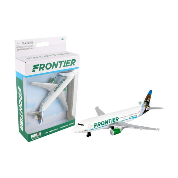 Diecast Metal Aircraft Toy Commercial Airplane - Frontier