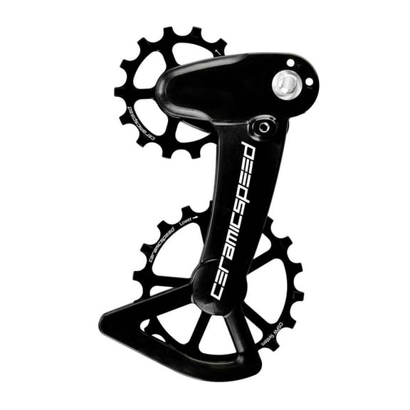 CeramicSpeed OSPW X Pulley Wheel System for Shimano XT/XTR 1x12 - Alloy Pulley, Carbon Cage, Black