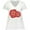 AA-White, variant on Inktastic Red Poppy Flowers Women's Plus Size V-Neck T-Shirt
