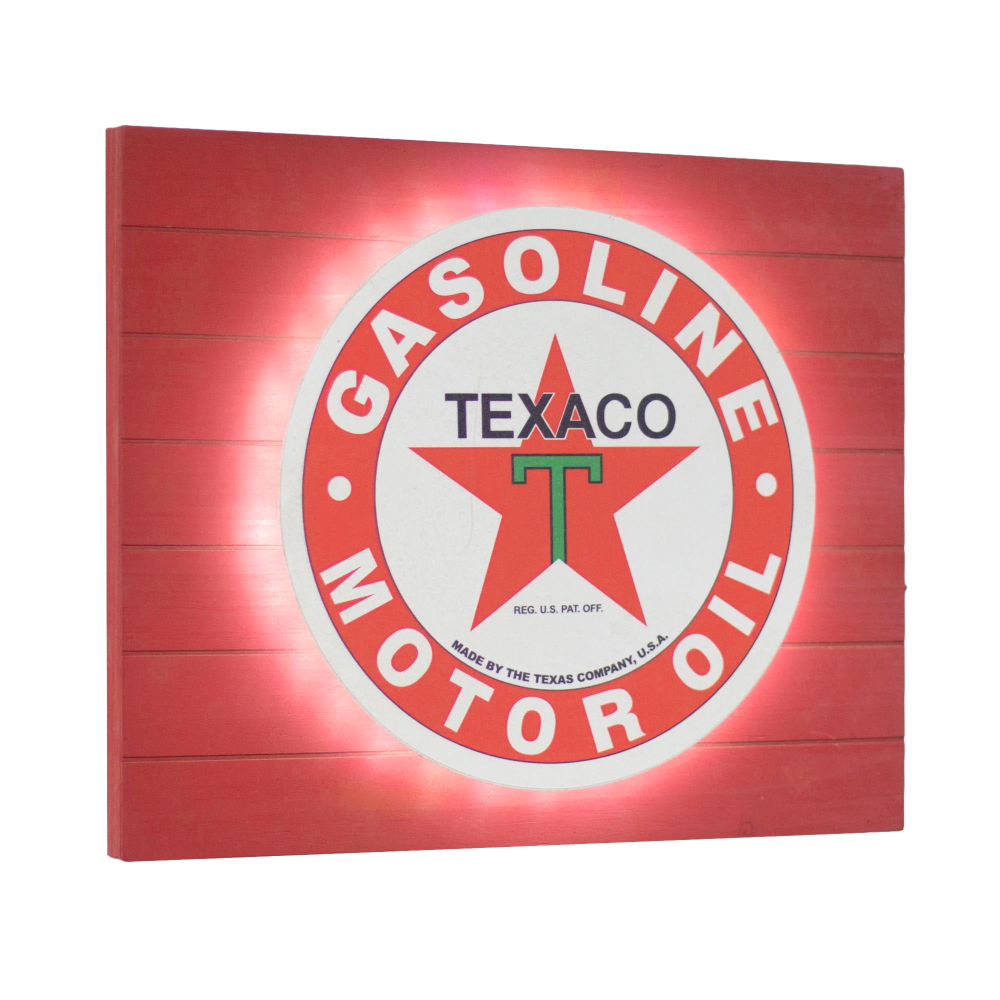 Large Vintage Style 24" Texaco Gas Station Signs Man Cave Garage Decor Oil Can 