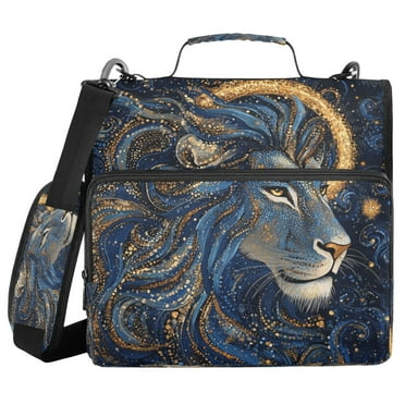 DIXRUYEE Zipper Binder trapper keeper Documents Organized Design Cosmic Majesty Printed