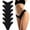 BLACK, variant on 6 Pack Sexy G-String Thongs for Women T-back No Show Seamless Low Rise Hipster Underwear