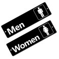 thumbnail image 2 of Letrero de baño, etiqueta de PVC para baño para mujeres y hombres, 2 of 4