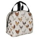thumbnail image 2 of Easygdp Various Chicken Bolsa Térmica Premium - Tela Oxford Impermeable, Gran Capacidad, Bolsillo Frontal, Unisex para Trabajo, Escuela, Actividades al Aire Libre y Picnics, 2 of 8