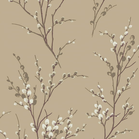 Laura Ashley Willow Natural Wallpaper