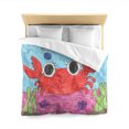 thumbnail image 2 of Lobster Crab Graphic Sea Lovers Microfiber Duvet Cover, 2 of 7
