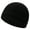 Black, variant on Anvazise Men Winter Solid Color Fleece Cap Outdoor Climbing Cycling Windproof Beanie Hat