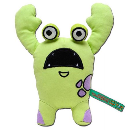 UPC: 0810010817723 | Touchdog Cartoon Up-for-Crabs Monster Plush Dog Toy