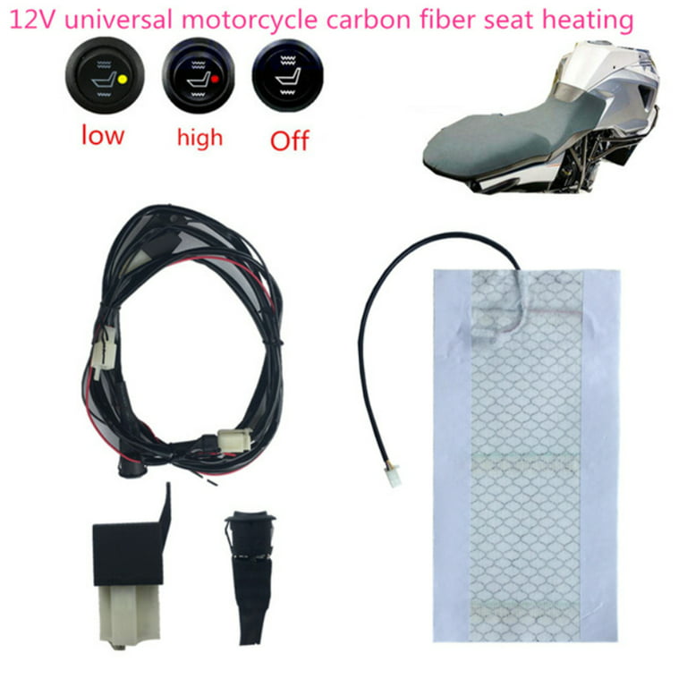Car Seat Heater Kit, Universal Warmer, 12V, Hi-Lo-Off toggle