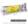 thumbnail image 2 of Funda de almohada Pokémon, funda de almohada larga de cuerpo entero, almohada de compañero de juegos para niños, cojín de sofá, muebles para el hogar, decoraciones de cama de 20" x 54", 2 of 5