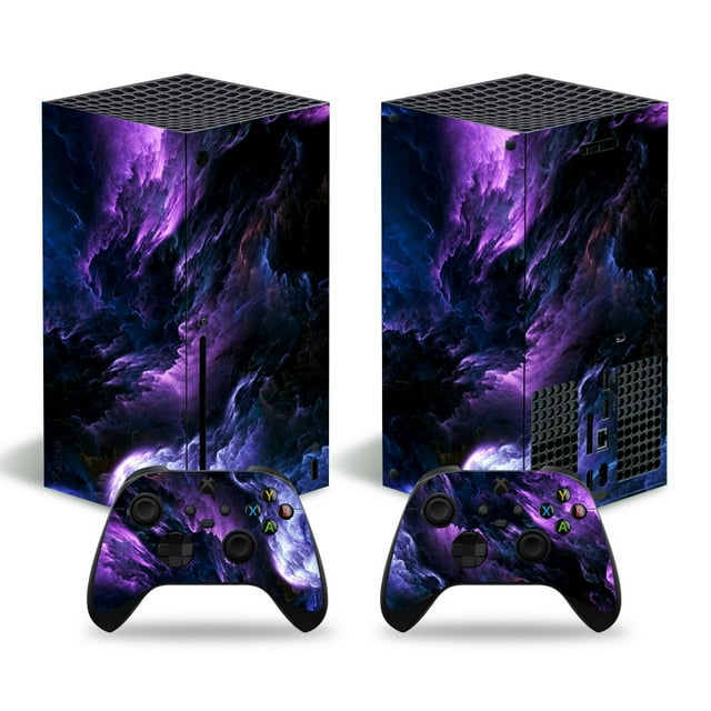 Skin Sticker Camouflage Design Protective Vinyl Wrap Cover Full Set Compatible with X-box Series X Console and 2 Controllers SeriesX-3512